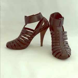 BCBG Gilly black caged heels (size 6.5)